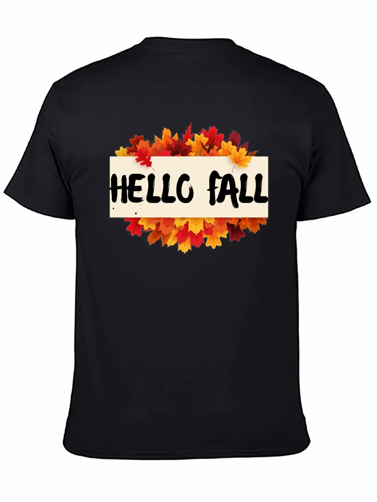 Hello Fall Leaves Graphic Tee - Autumn T-Shirt product image 4