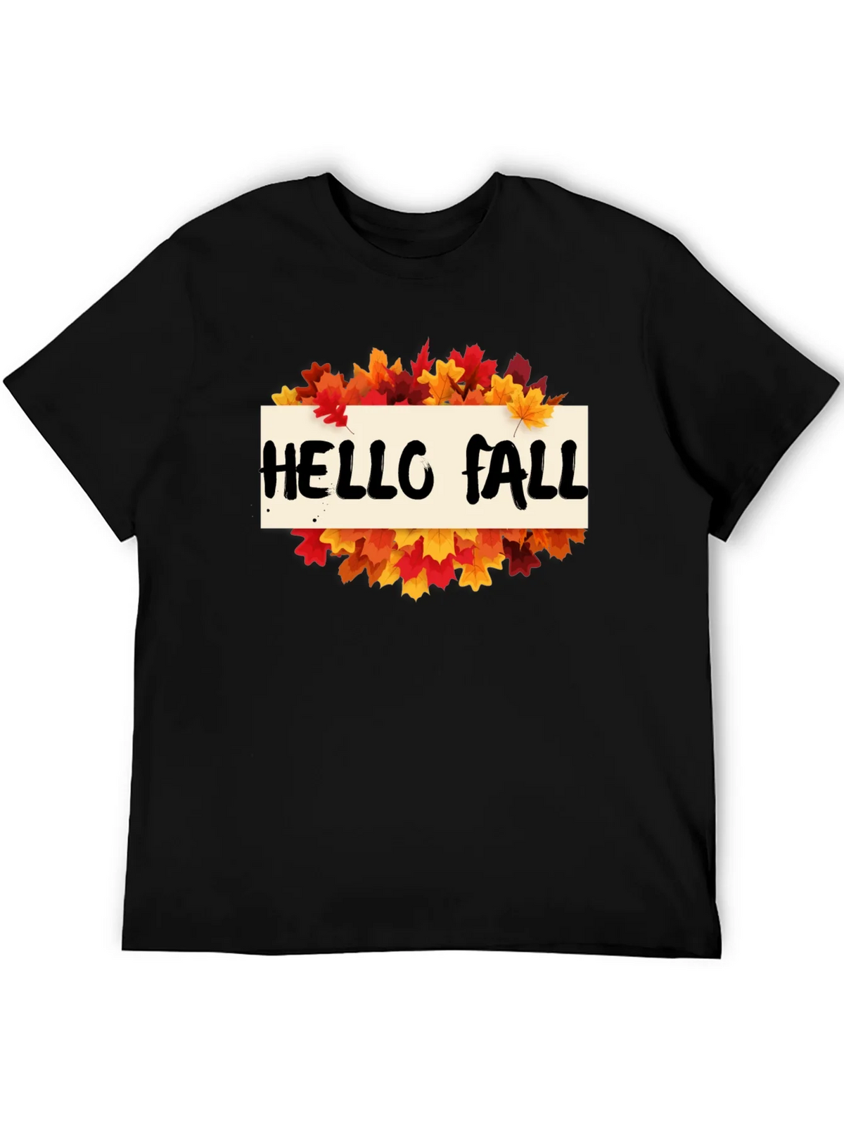 Hello Fall Leaves Graphic Tee - Autumn T-Shirt product image 5