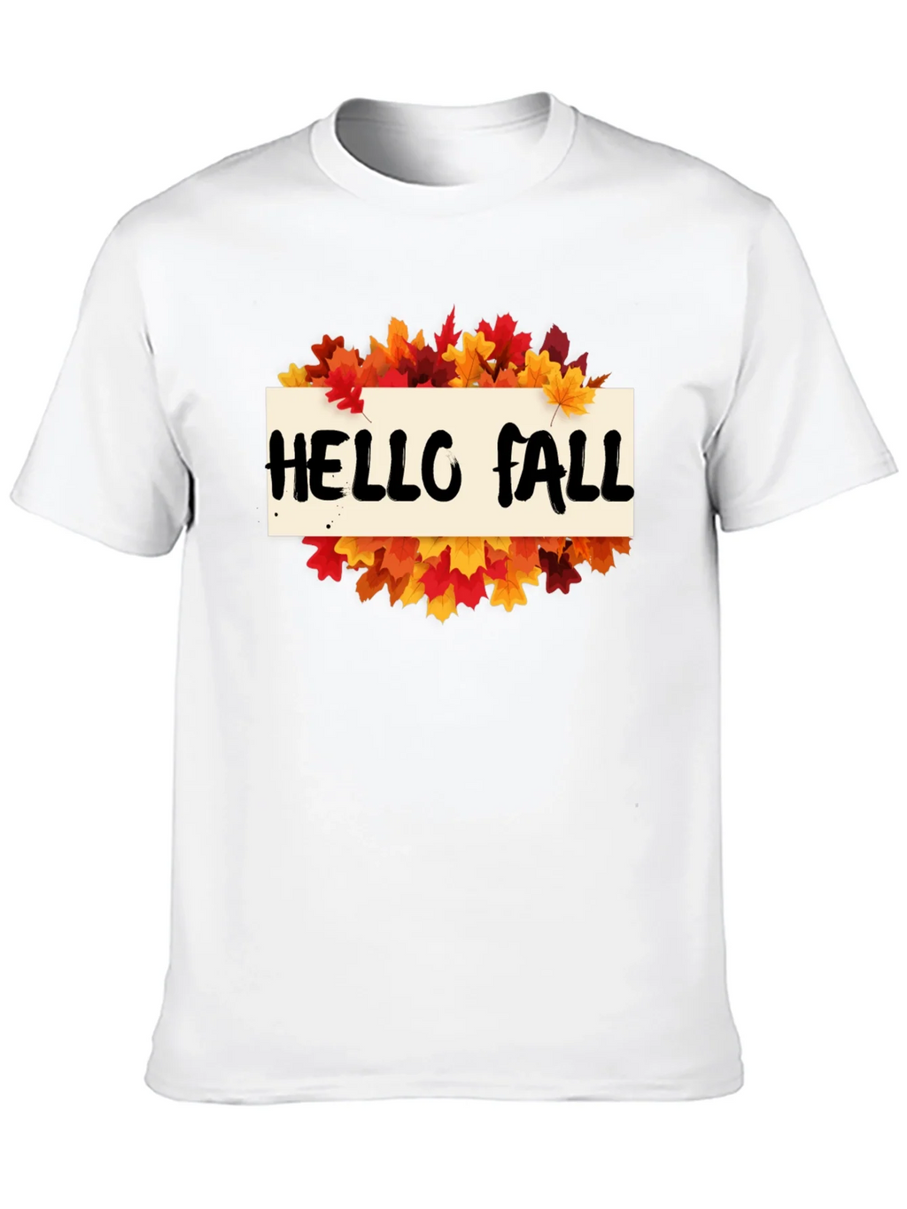 Hello Fall Leaves Graphic Tee - Autumn T-Shirt product image 9