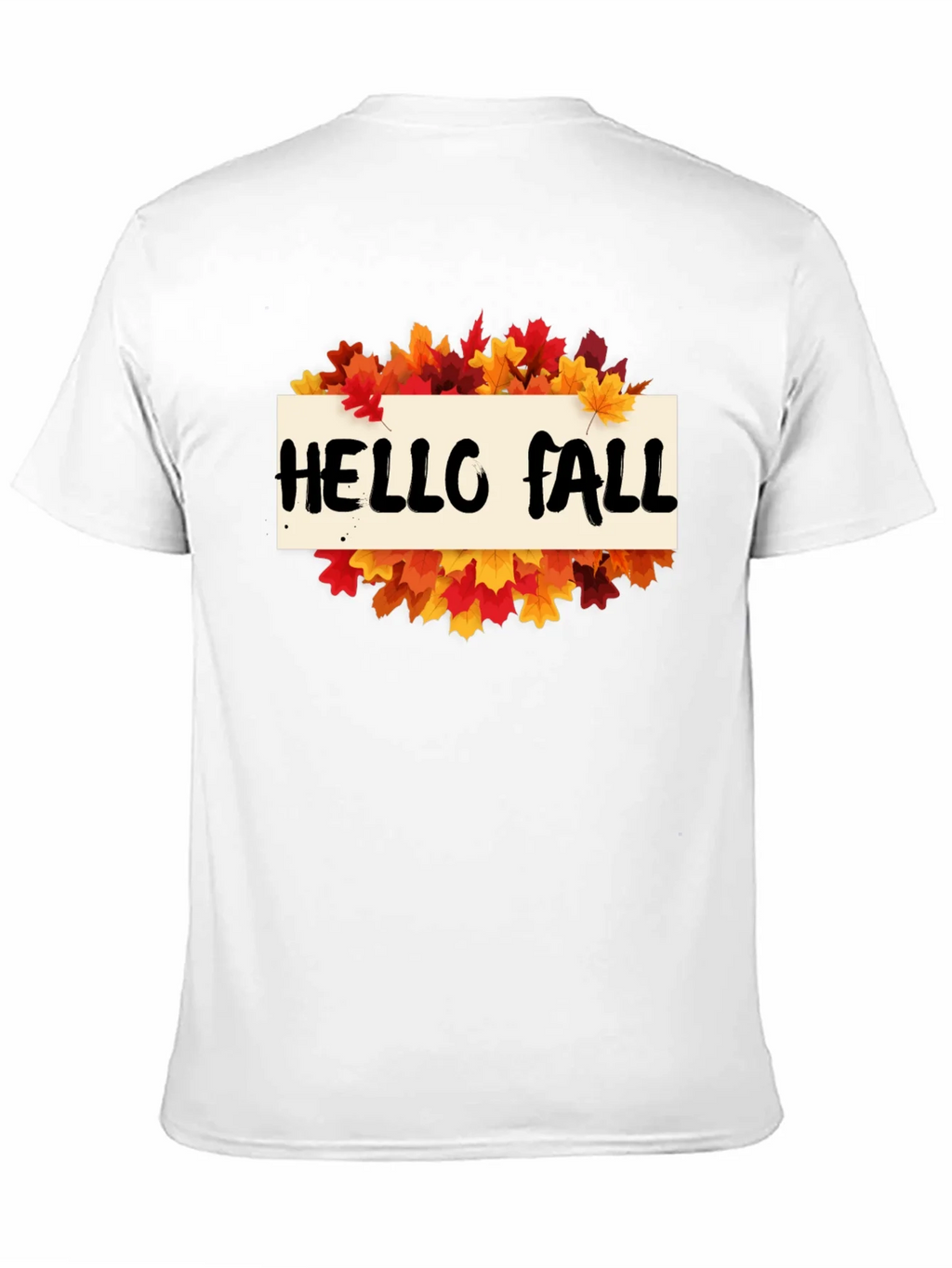 Hello Fall Leaves Graphic Tee - Autumn T-Shirt product image 10