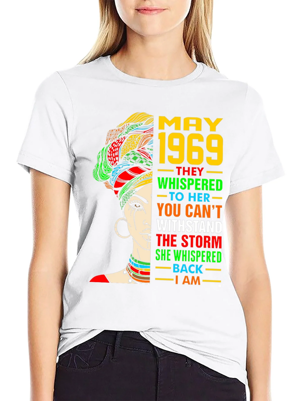May 1969 T-Shirt - African Queen Empowering Birthday Tee product image 7