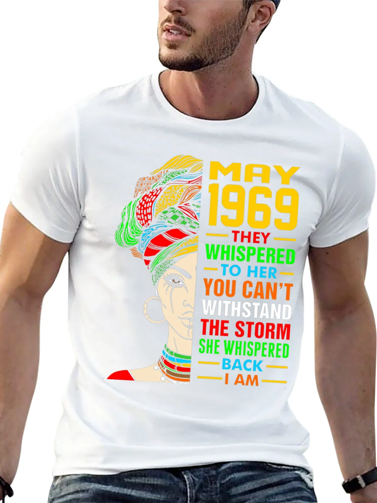 May 1969 T-Shirt - African Queen Empowering Birthday Tee product image 11