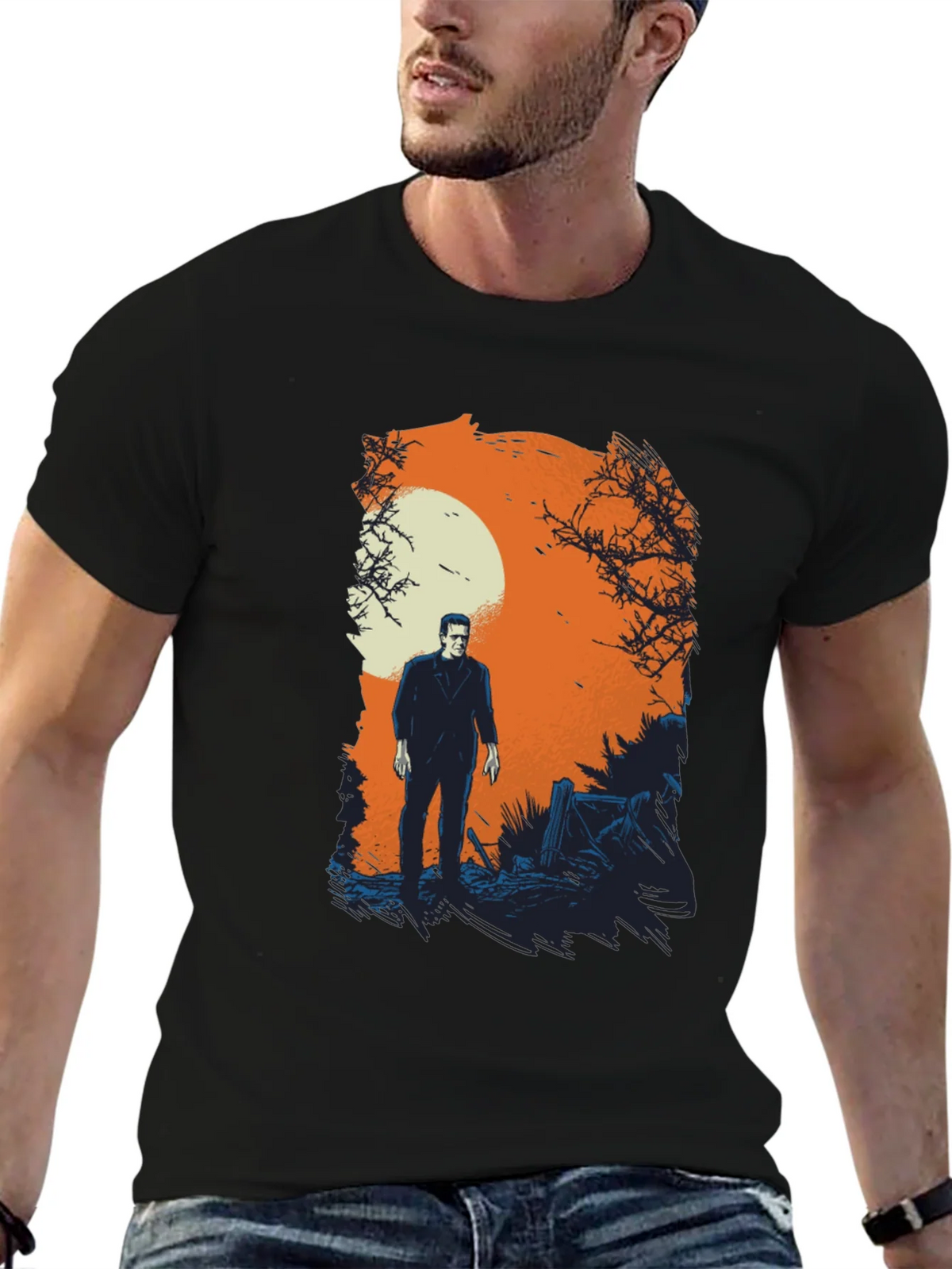 Frankenstein Monster T-Shirt Halloween Tee product image 3