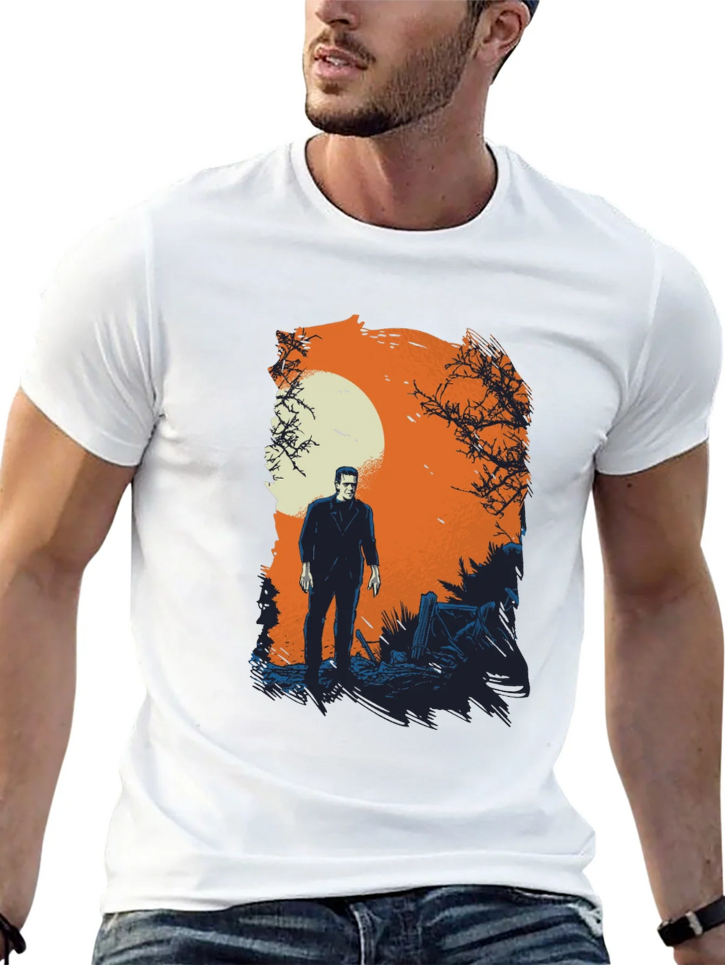 Frankenstein Monster T-Shirt Halloween Tee product image 6