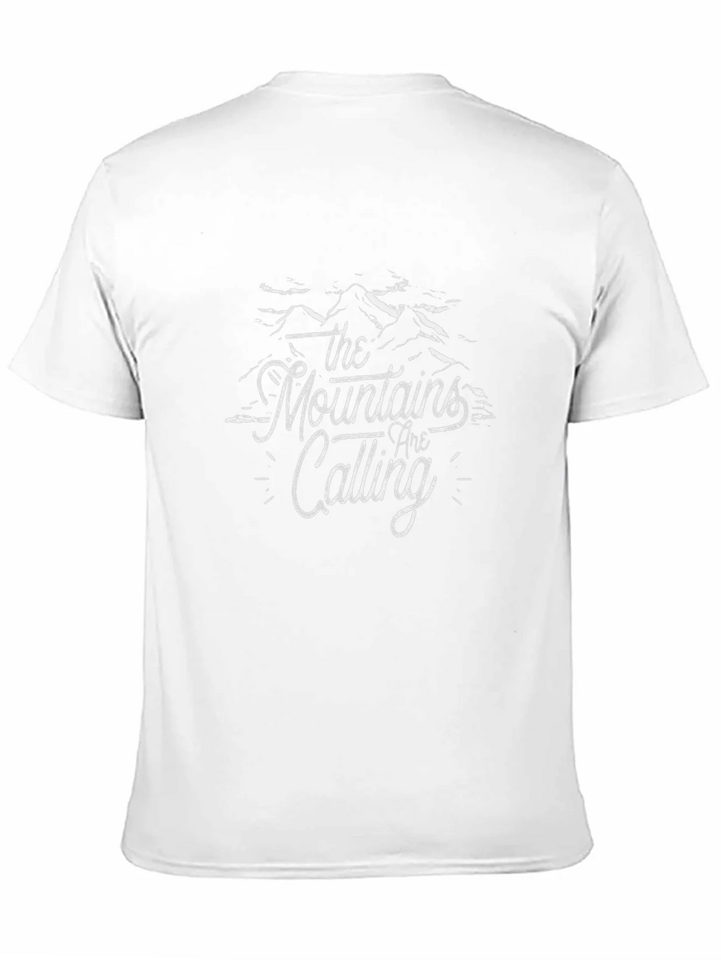 Mountains are Calling Graphic Tee - Black Cotton product image 10