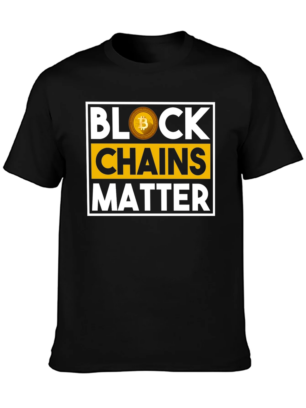 Block Chains Matter Bitcoin T-Shirt product image 3