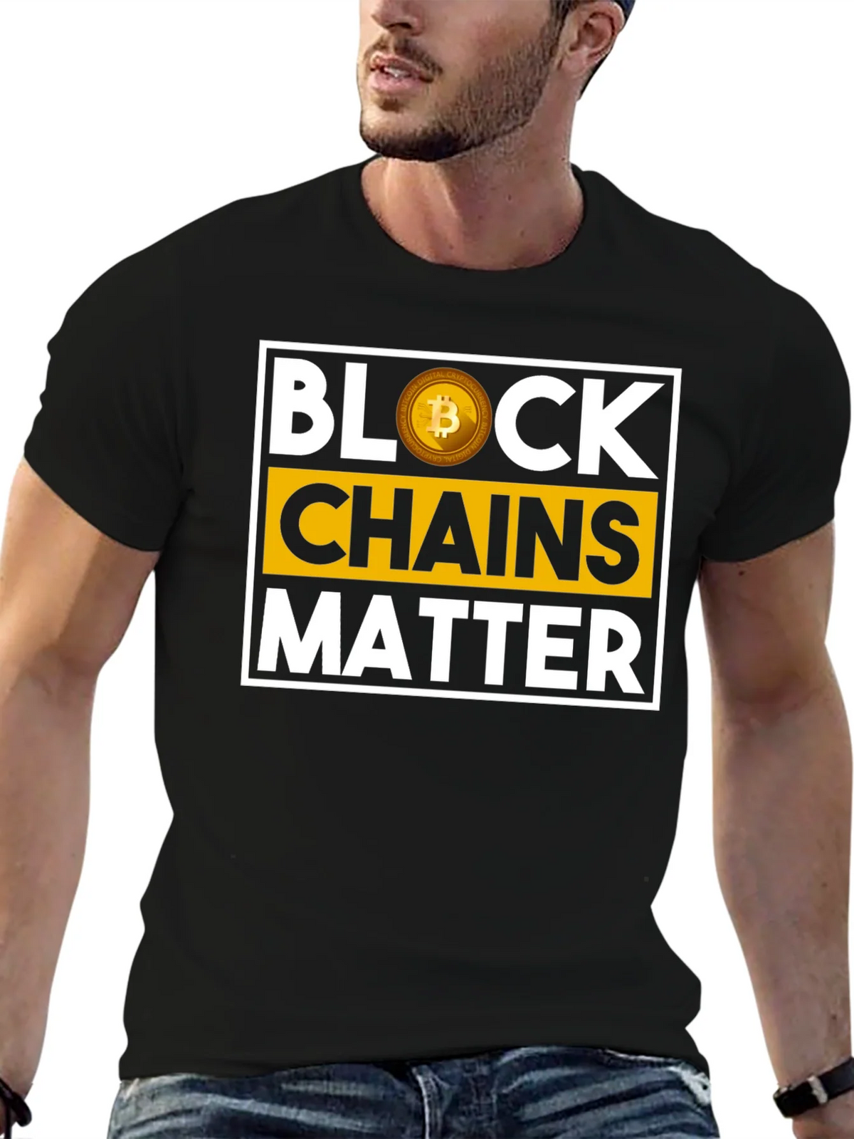 Block Chains Matter Bitcoin T-Shirt product image 6