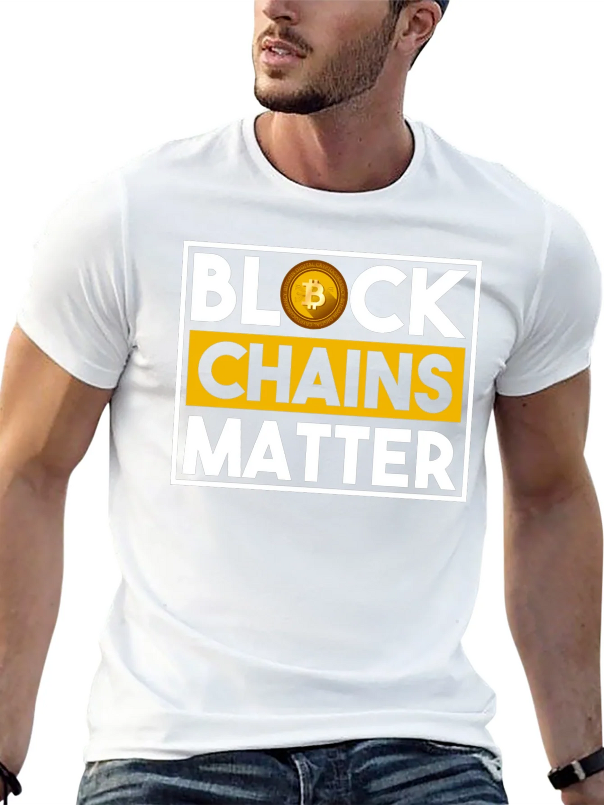 Block Chains Matter Bitcoin T-Shirt product image 12