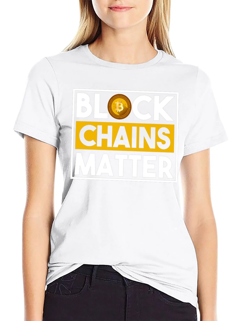Block Chains Matter Bitcoin T-Shirt product image 8