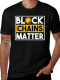Block Chains Matter Bitcoin T-Shirt product image 1