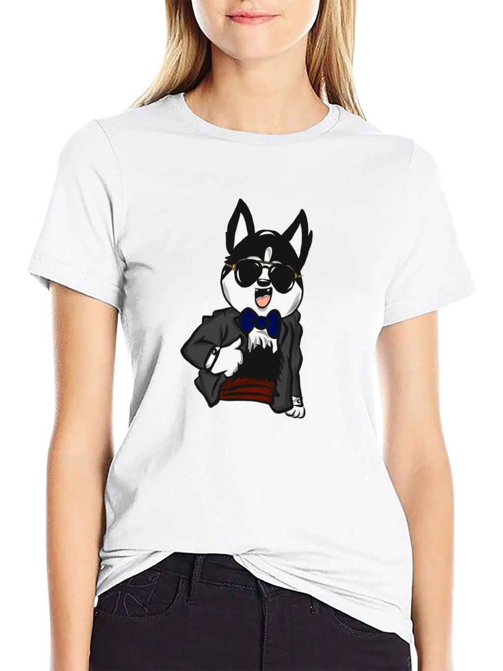 Dog in Suit Graphic T-Shirt product image 3