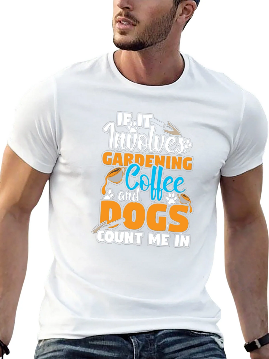 Gardening Coffee Dogs T-Shirt - Count Me In Tee product image 12