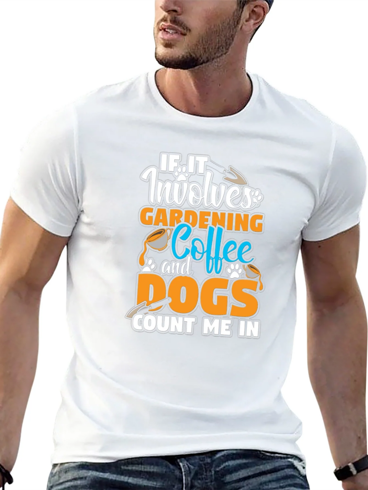 Gardening Coffee Dogs T-Shirt - Count Me In Tee product image 12