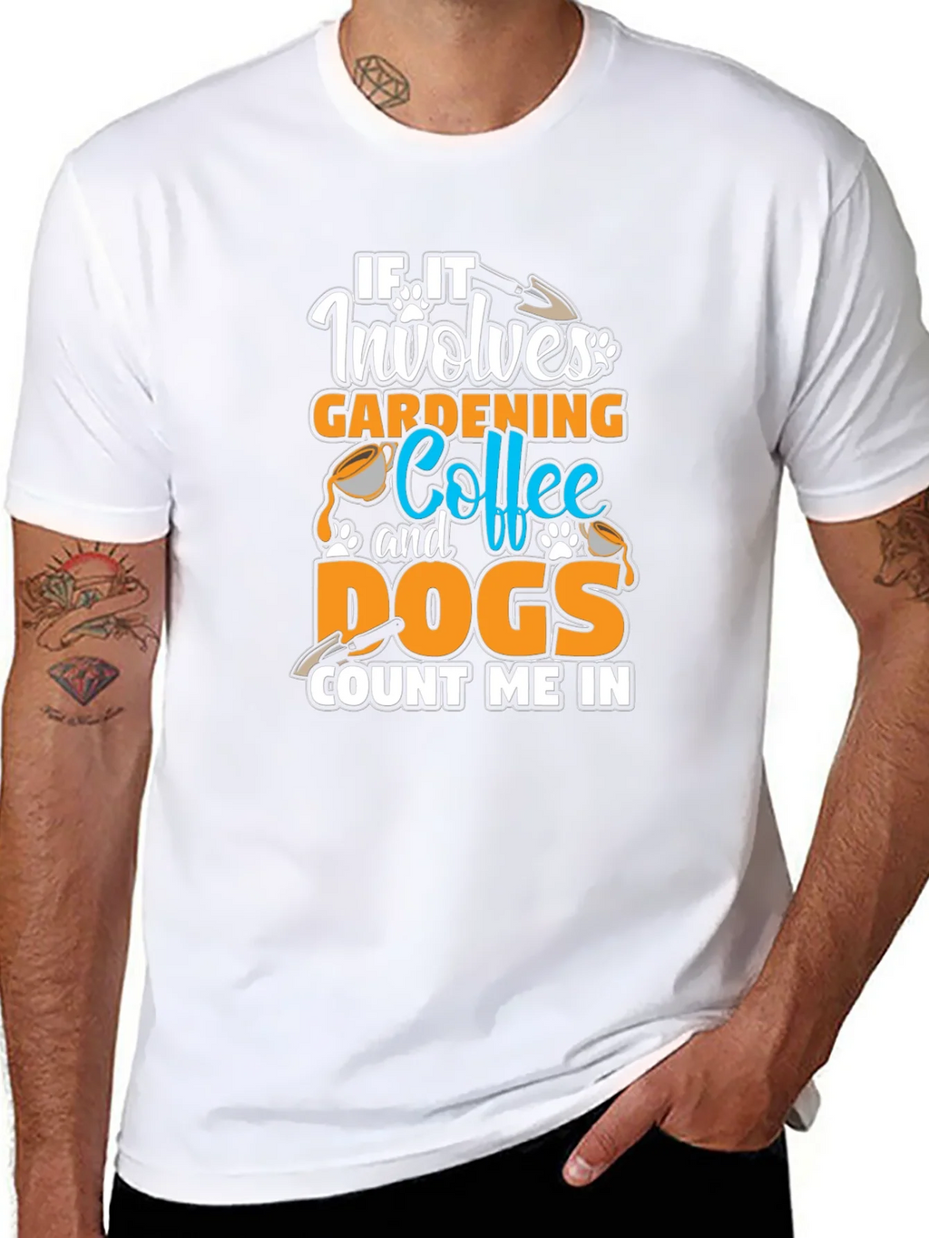 Gardening Coffee Dogs T-Shirt - Count Me In Tee product image 7
