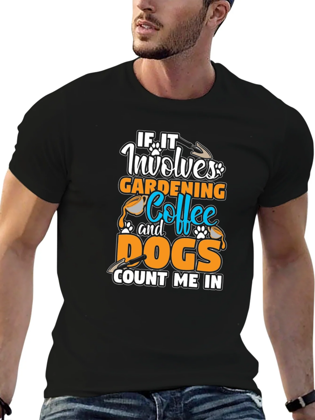 Gardening Coffee Dogs T-Shirt - Count Me In Tee product image 6
