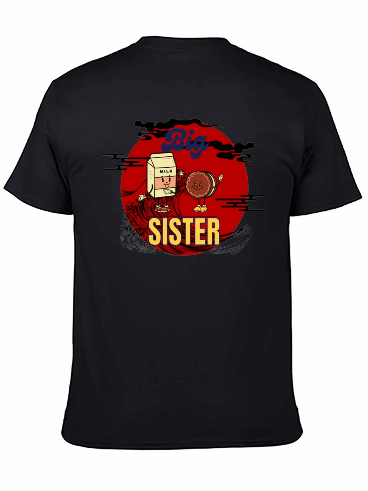 Big Sister Milk & Cookie Graphic T-Shirt product image 4