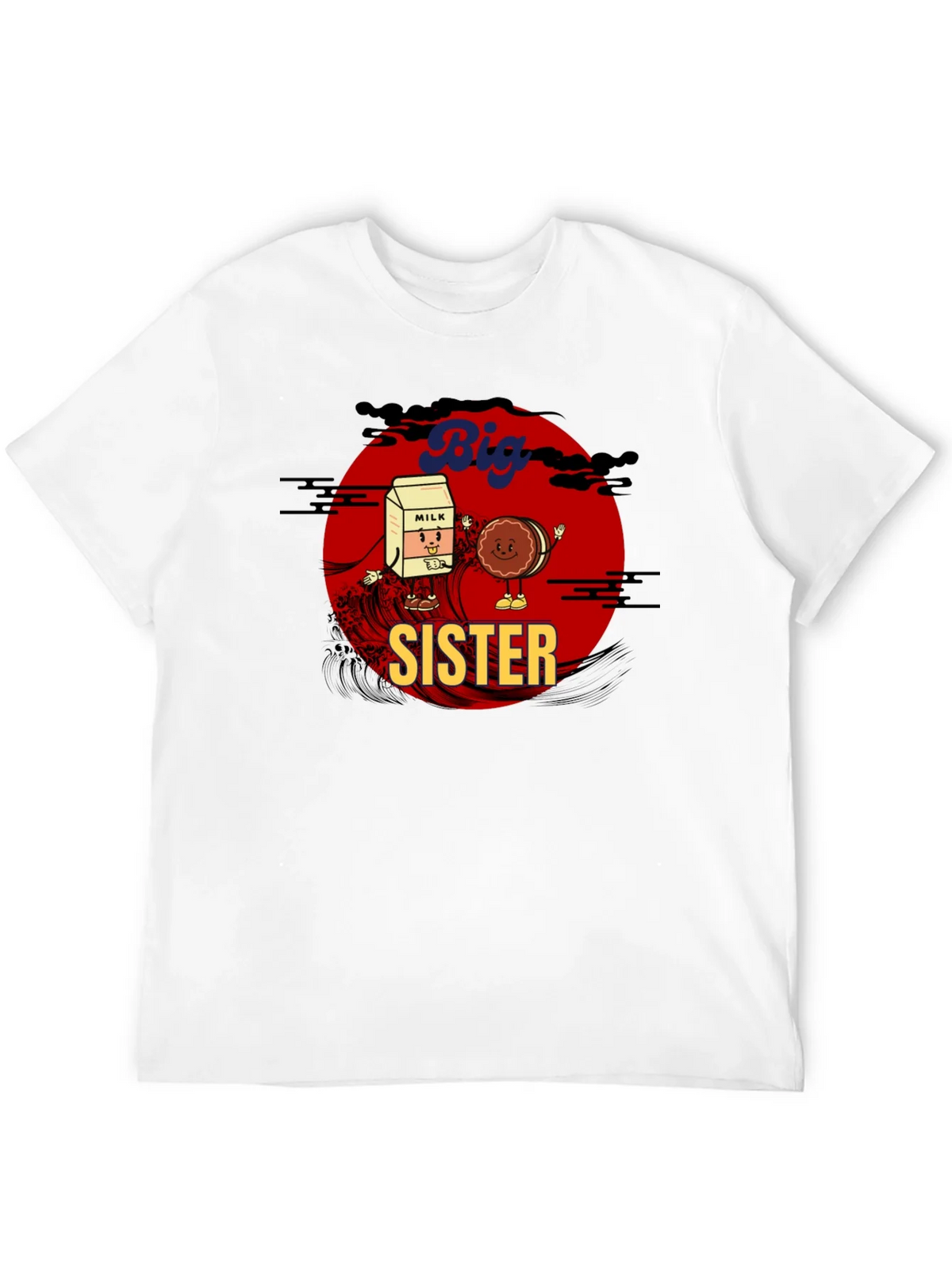 Big Sister Milk & Cookie Graphic T-Shirt product image 11