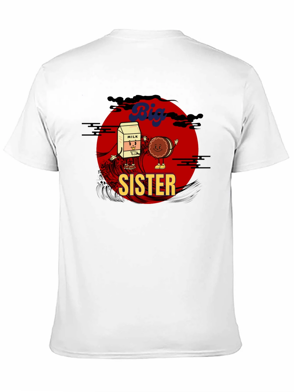 Big Sister Milk & Cookie Graphic T-Shirt product image 10
