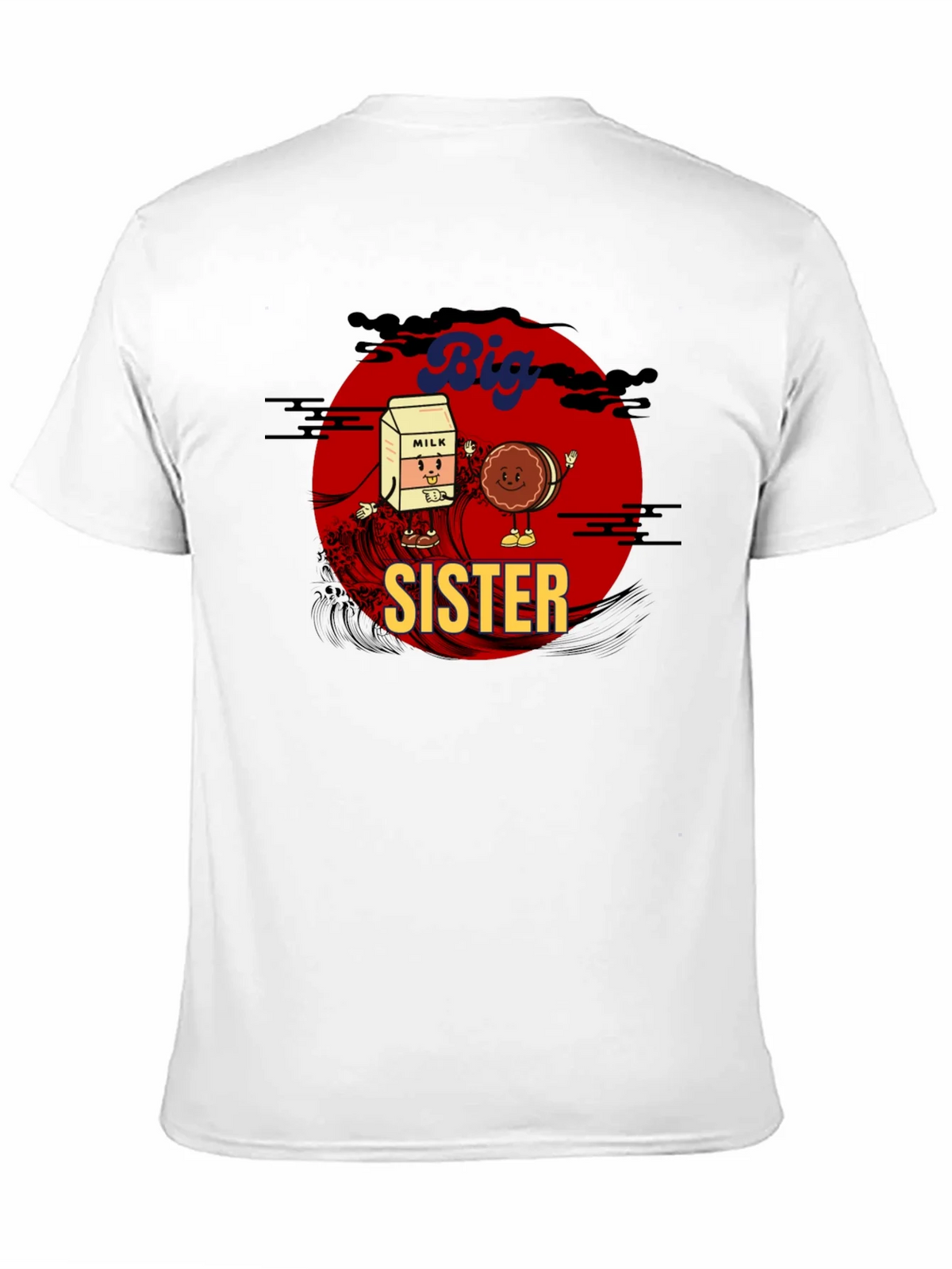 Big Sister Milk & Cookie Graphic T-Shirt product image 10