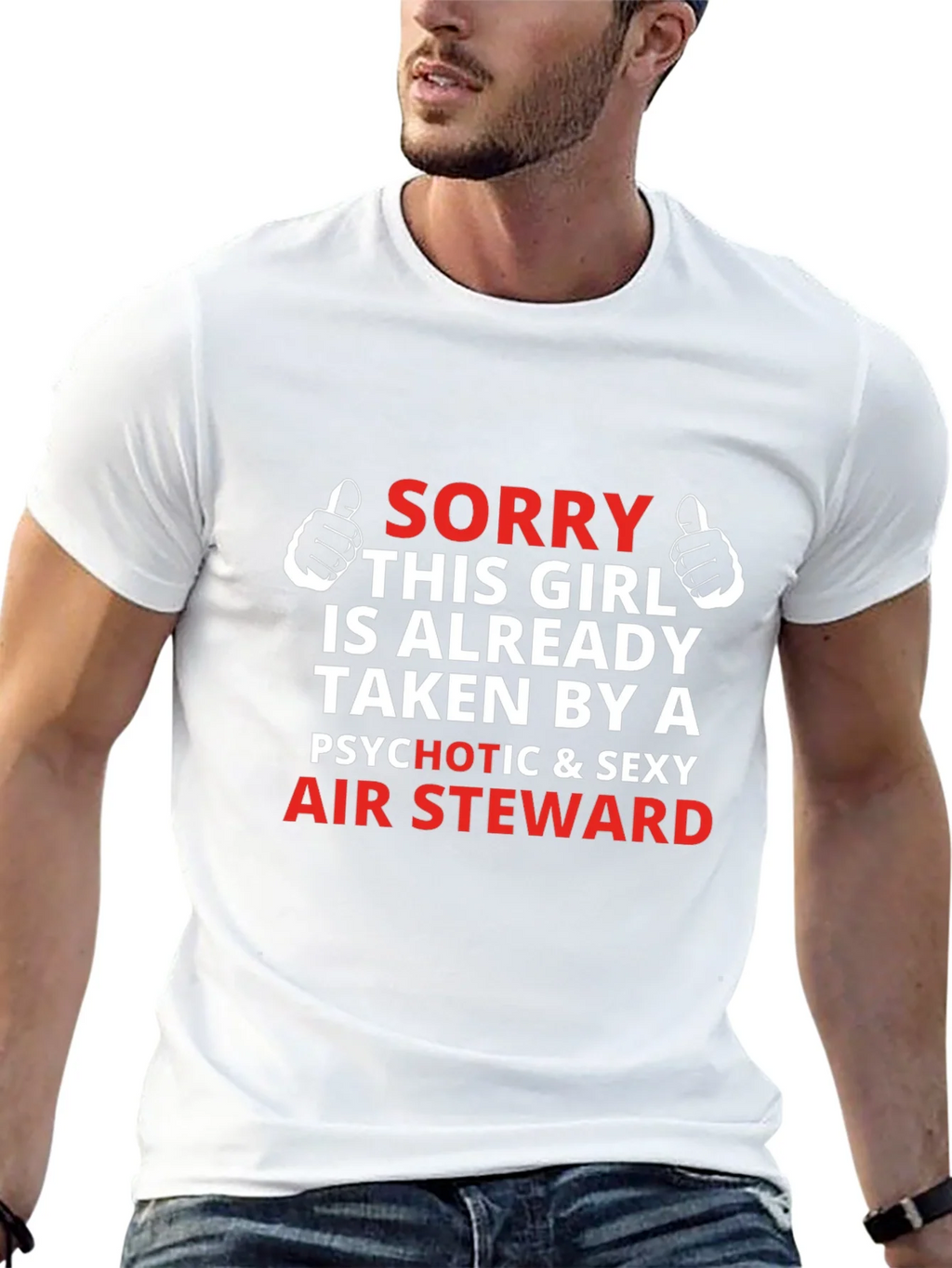 Taken By Air Steward T-Shirt product image 12