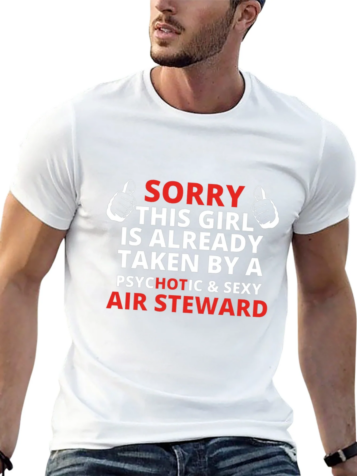 Taken By Air Steward T-Shirt product image 12