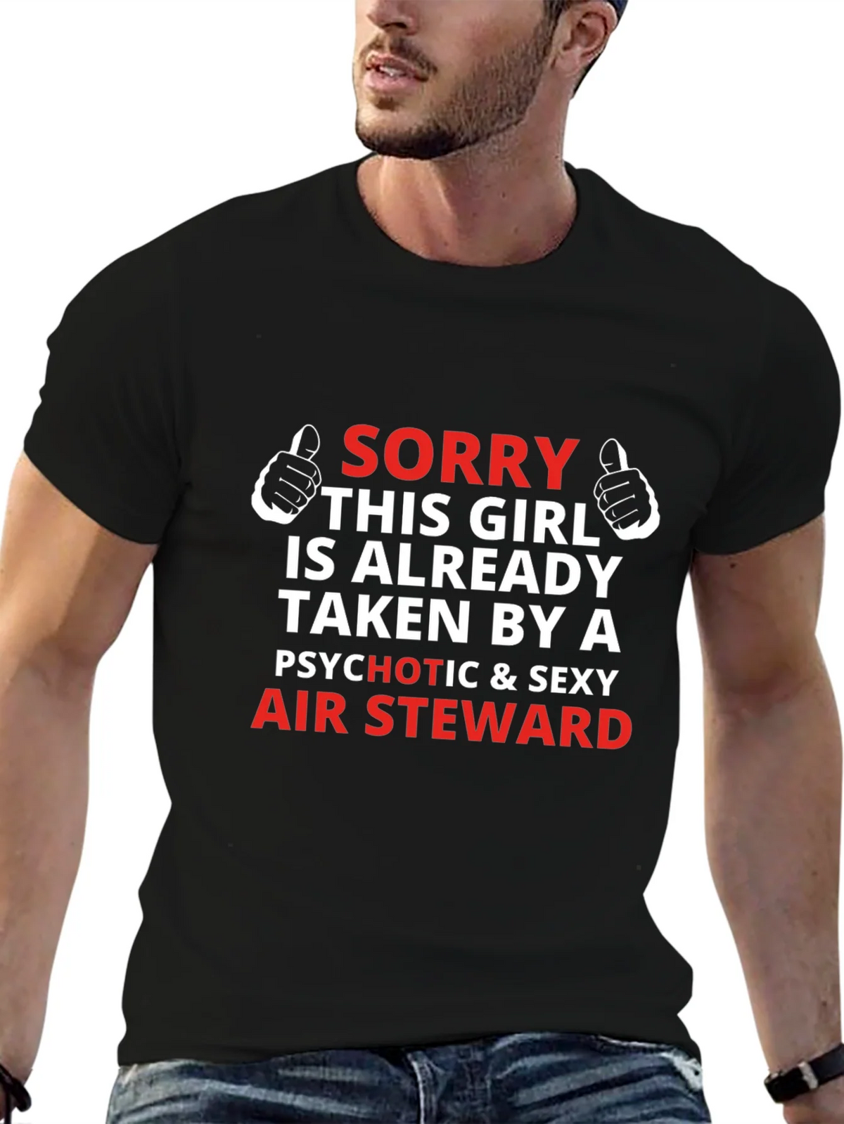 Taken By Air Steward T-Shirt product image 6