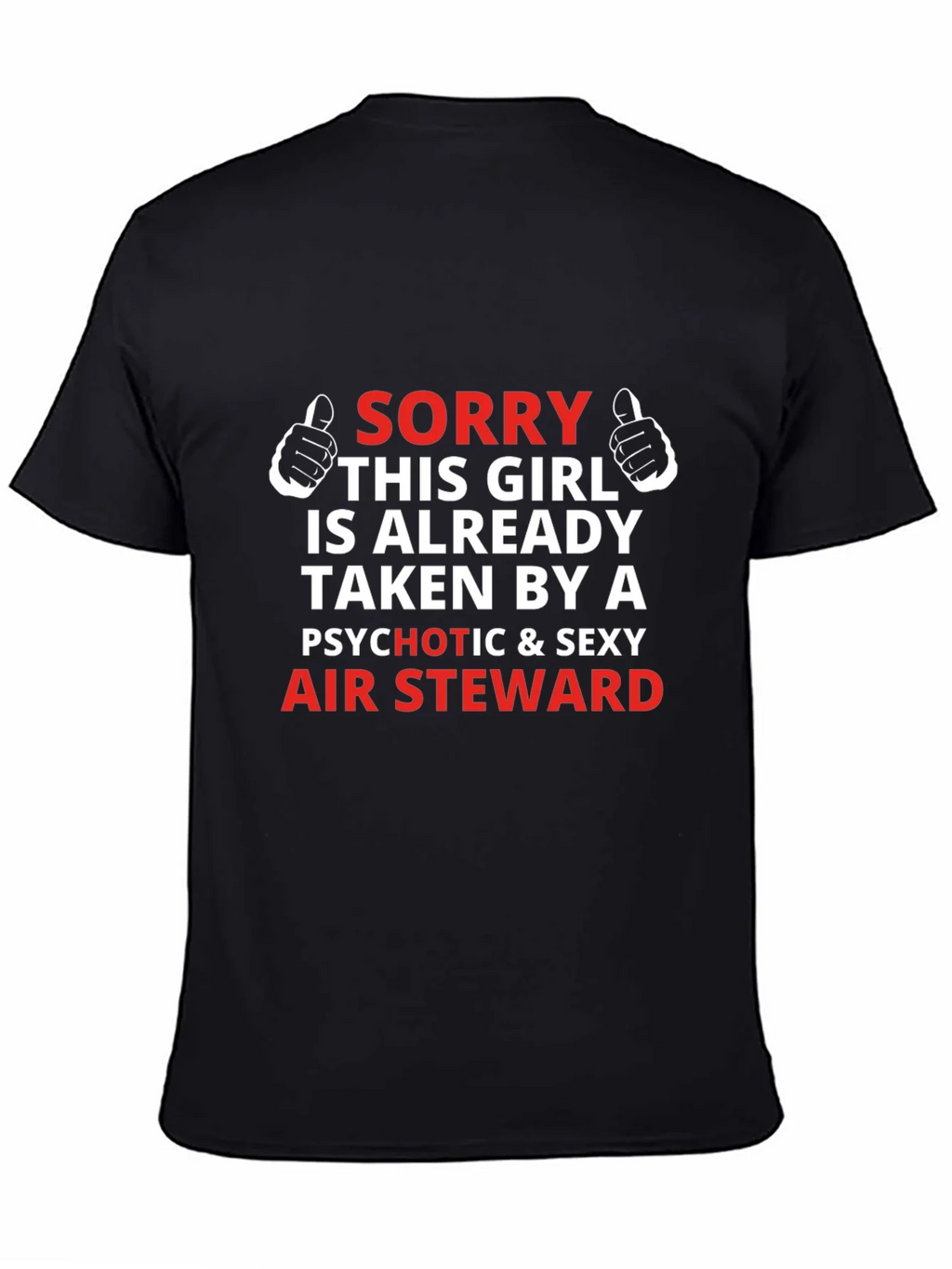 Taken By Air Steward T-Shirt product image 4