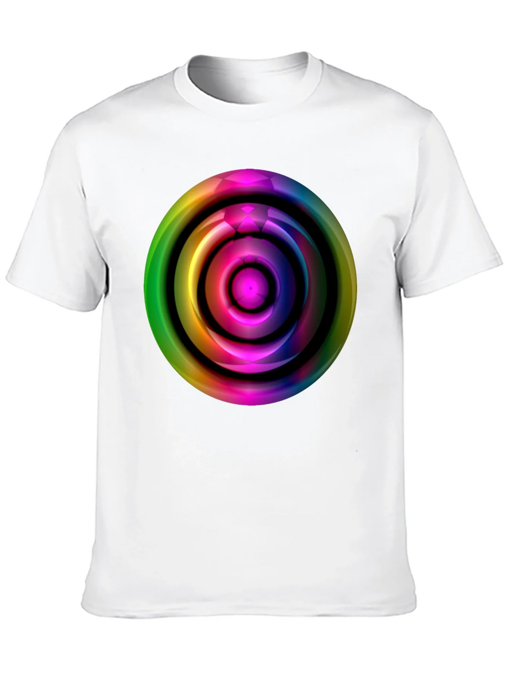 Colorful Abstract Circle Graphic Tee product image 9