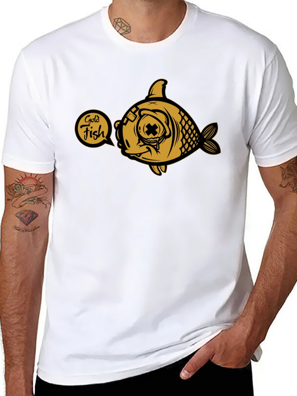 Goldfish Graphic T-Shirt - Unique Cartoon Design product image 7