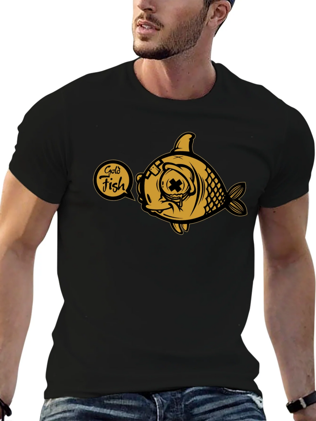 Goldfish Graphic T-Shirt - Unique Cartoon Design product image 6