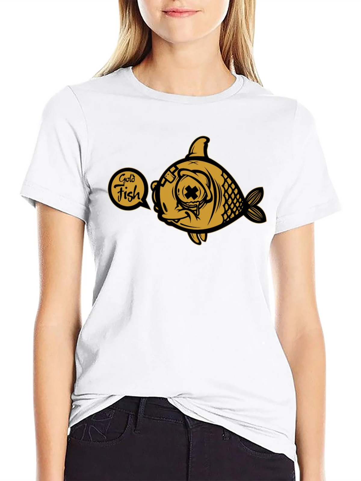 Goldfish Graphic T-Shirt - Unique Cartoon Design product image 8