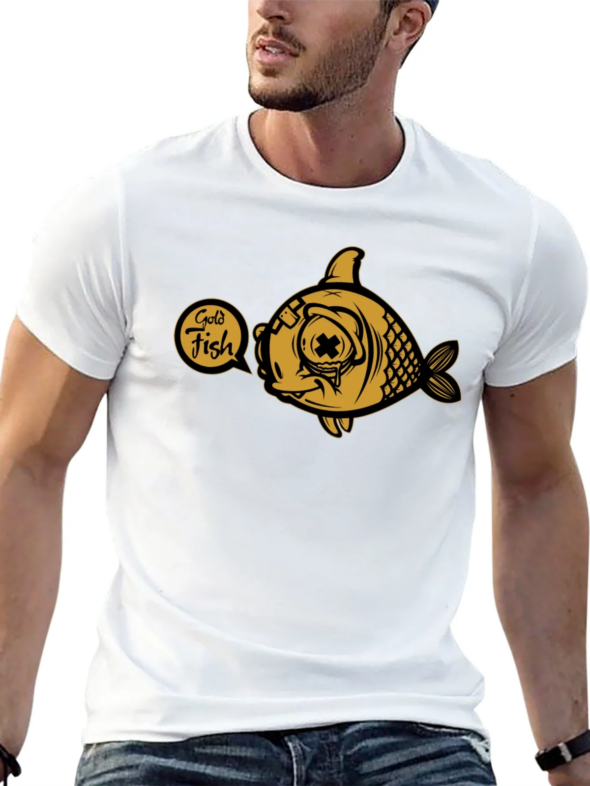 Goldfish Graphic T-Shirt - Unique Cartoon Design product image 12