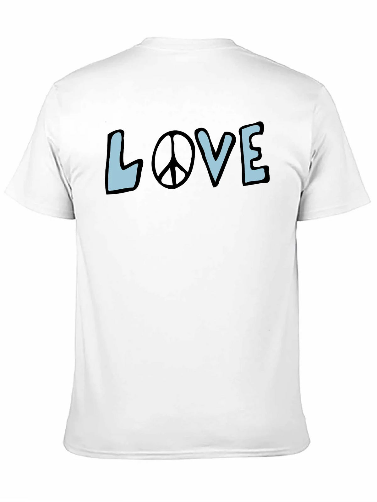 Love & Peace Graphic Tee - Black Short Sleeve Shirt product image 10