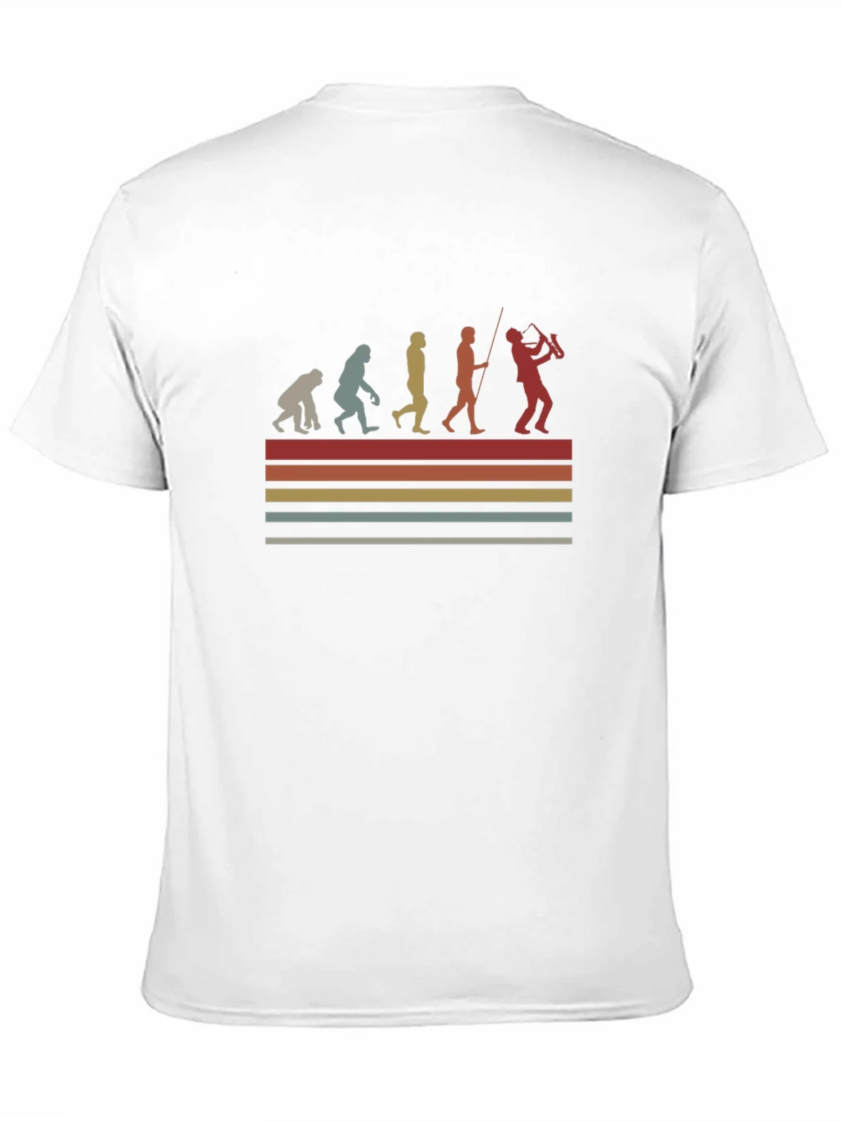 Evolution of Saxophonist T-Shirt product image 10