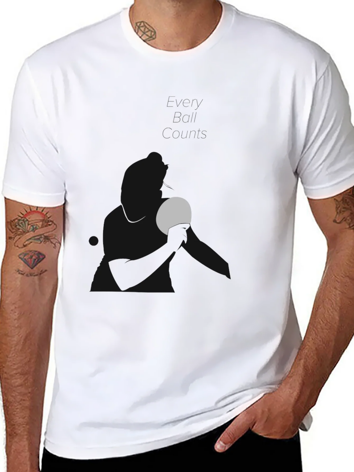 Minimalist Moon Graphic Black T-Shirt product image 7