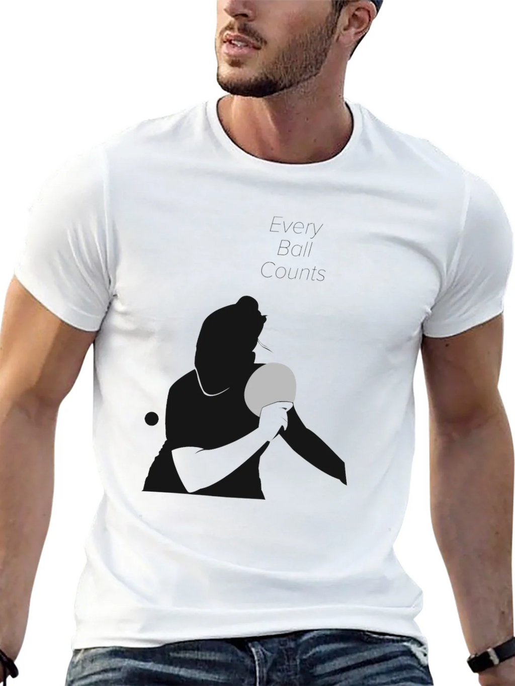 Minimalist Moon Graphic Black T-Shirt product image 12