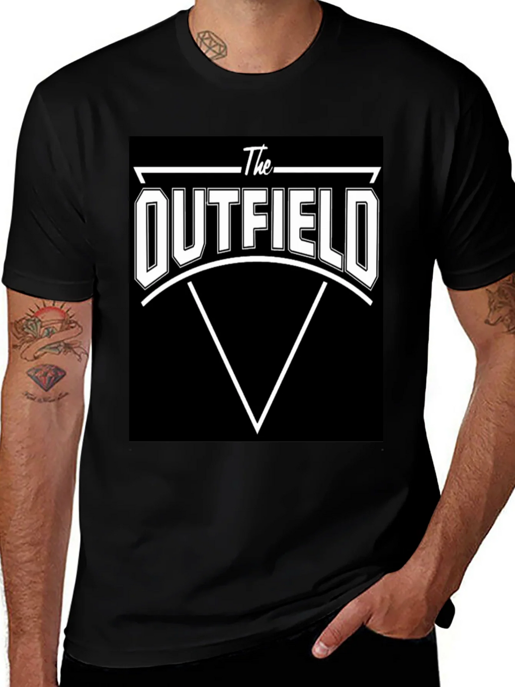 The Outfield Band Graphic T-Shirt - Vintage Rock Tee product image 1