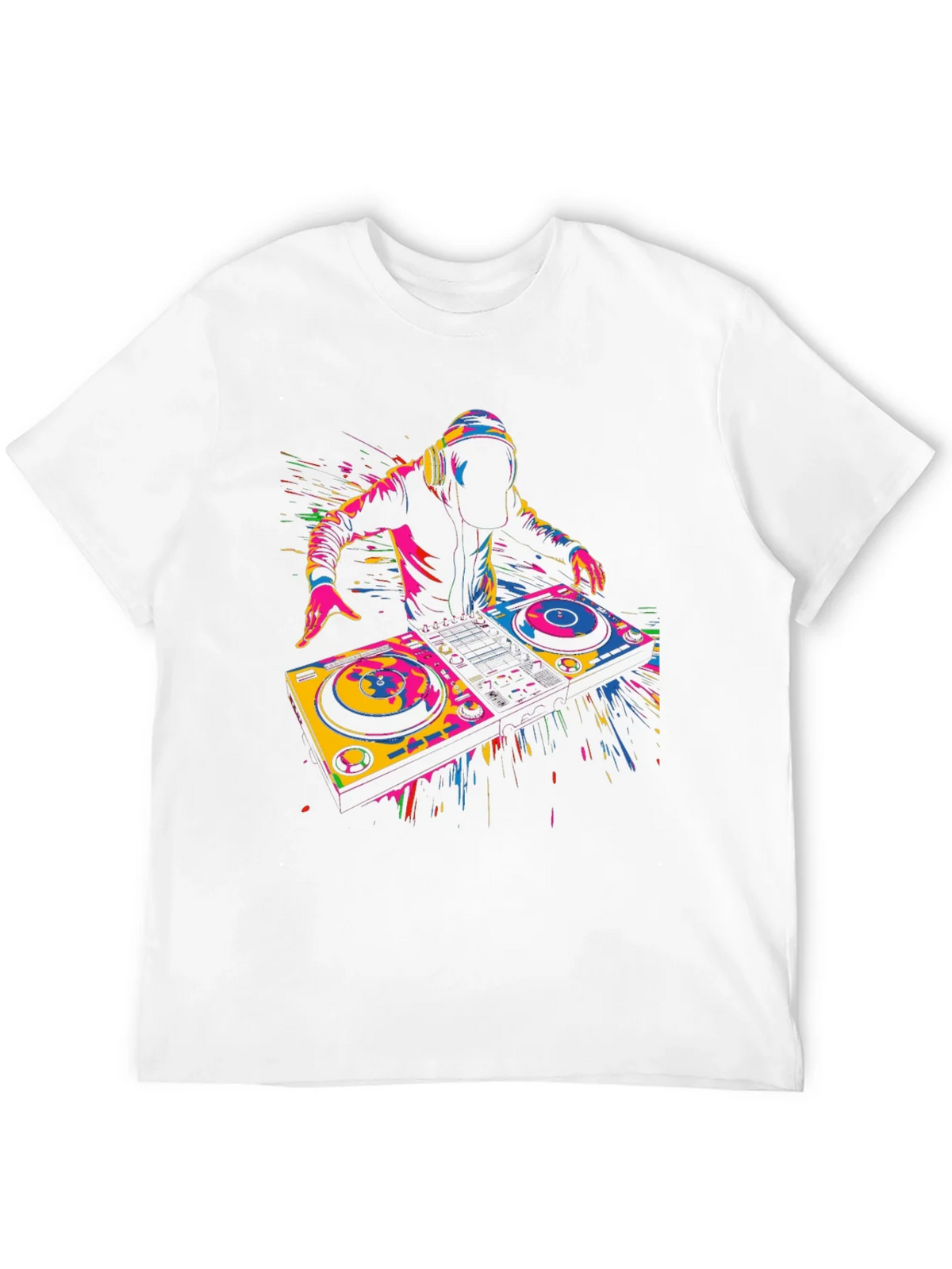 DJ Graphic T-Shirt - Black - Vibrant Design product image 11