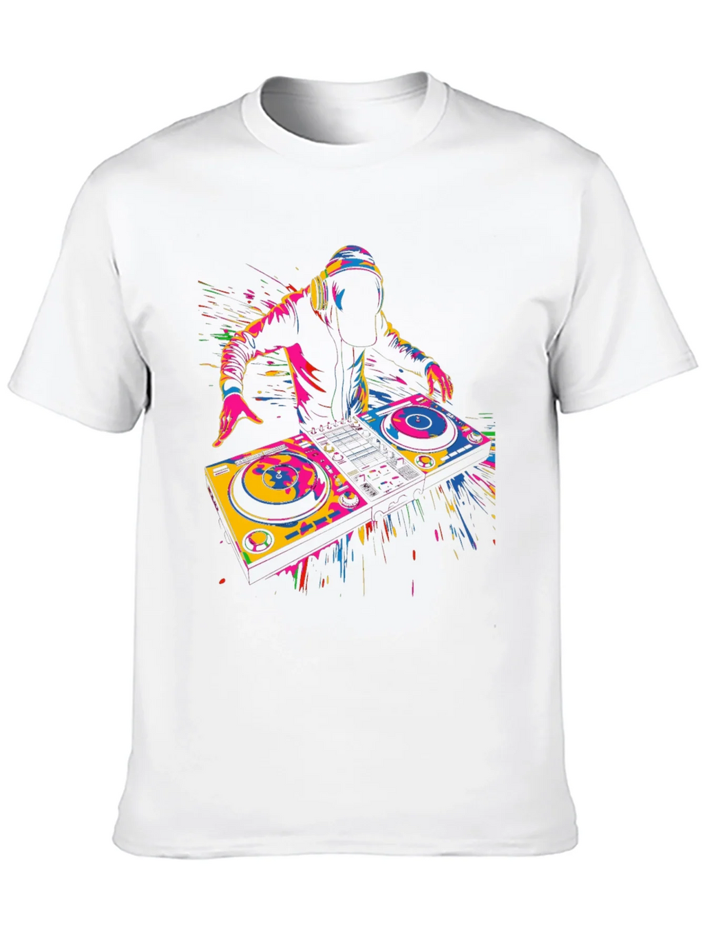 DJ Graphic T-Shirt - Black - Vibrant Design product image 9