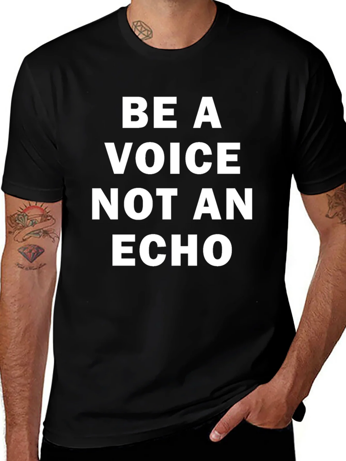 Be A Voice T-Shirt - Inspiring Graphic Tee product image 1