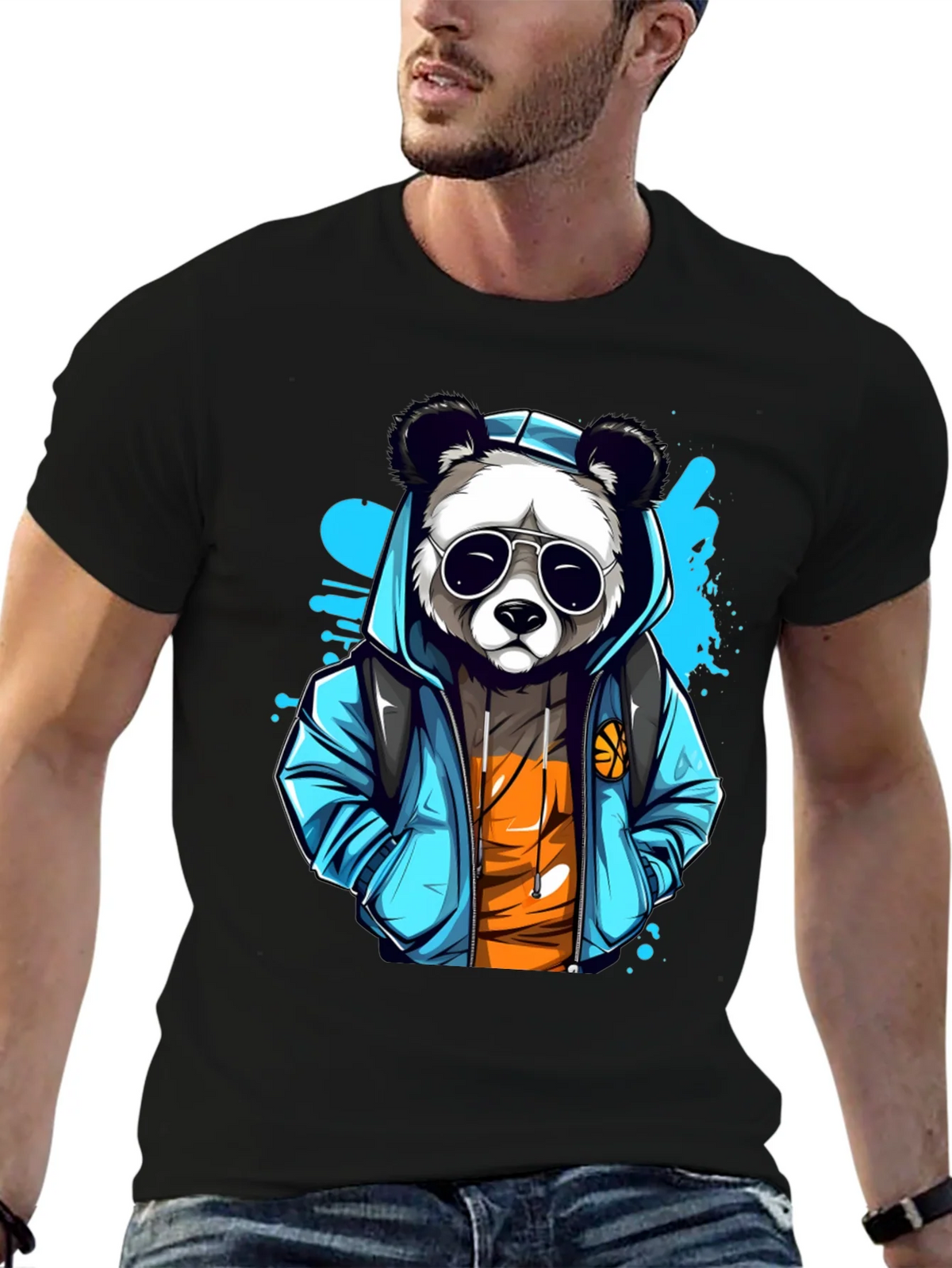 Cool Panda Graphic T-Shirt product image 6