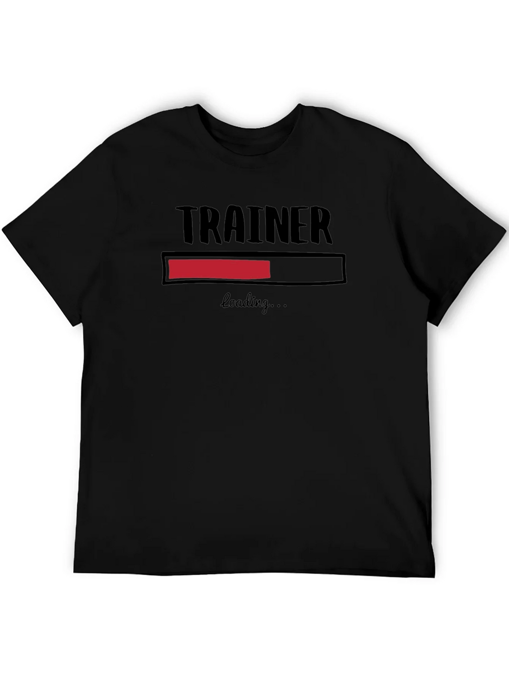 Trainer Loading Black Graphic T-Shirt product image 2