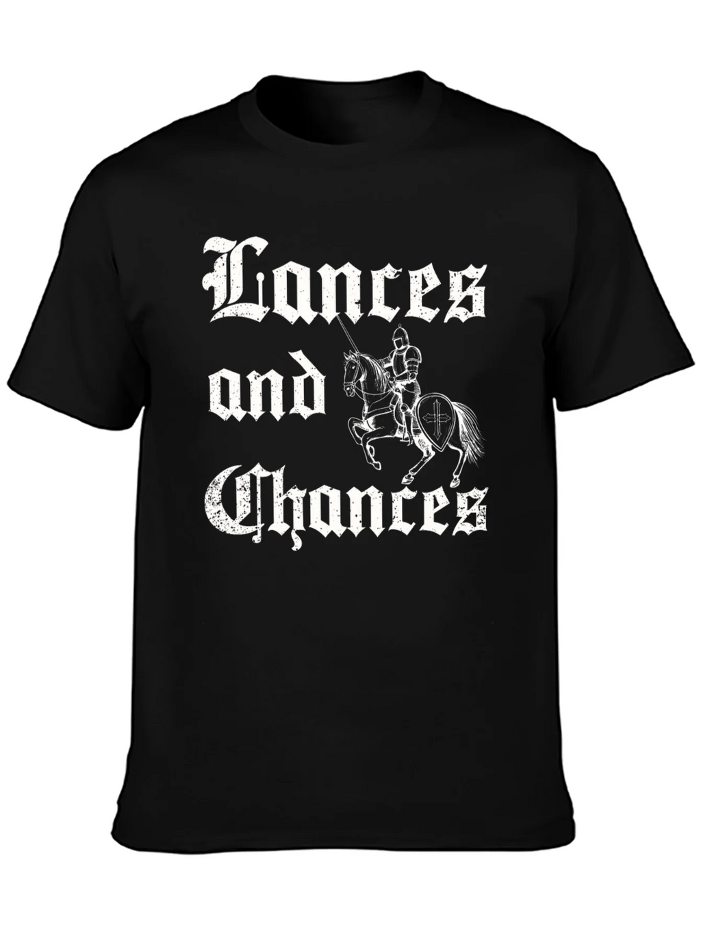 Lances and Chances Black T-Shirt product image 3
