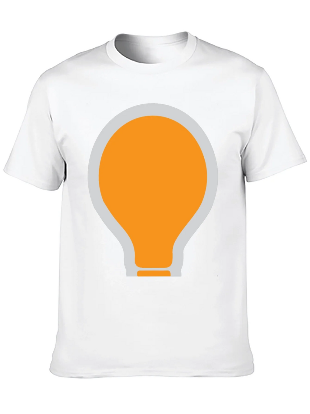 Black T-Shirt with Light Bulb Graphic product image 9
