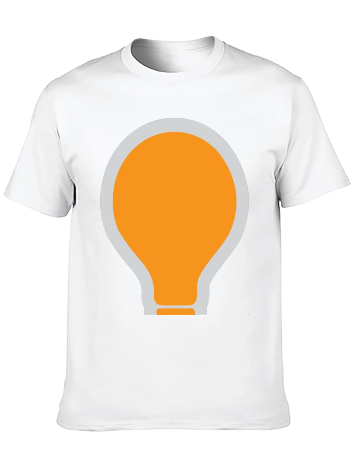 Black T-Shirt with Light Bulb Graphic product image 9