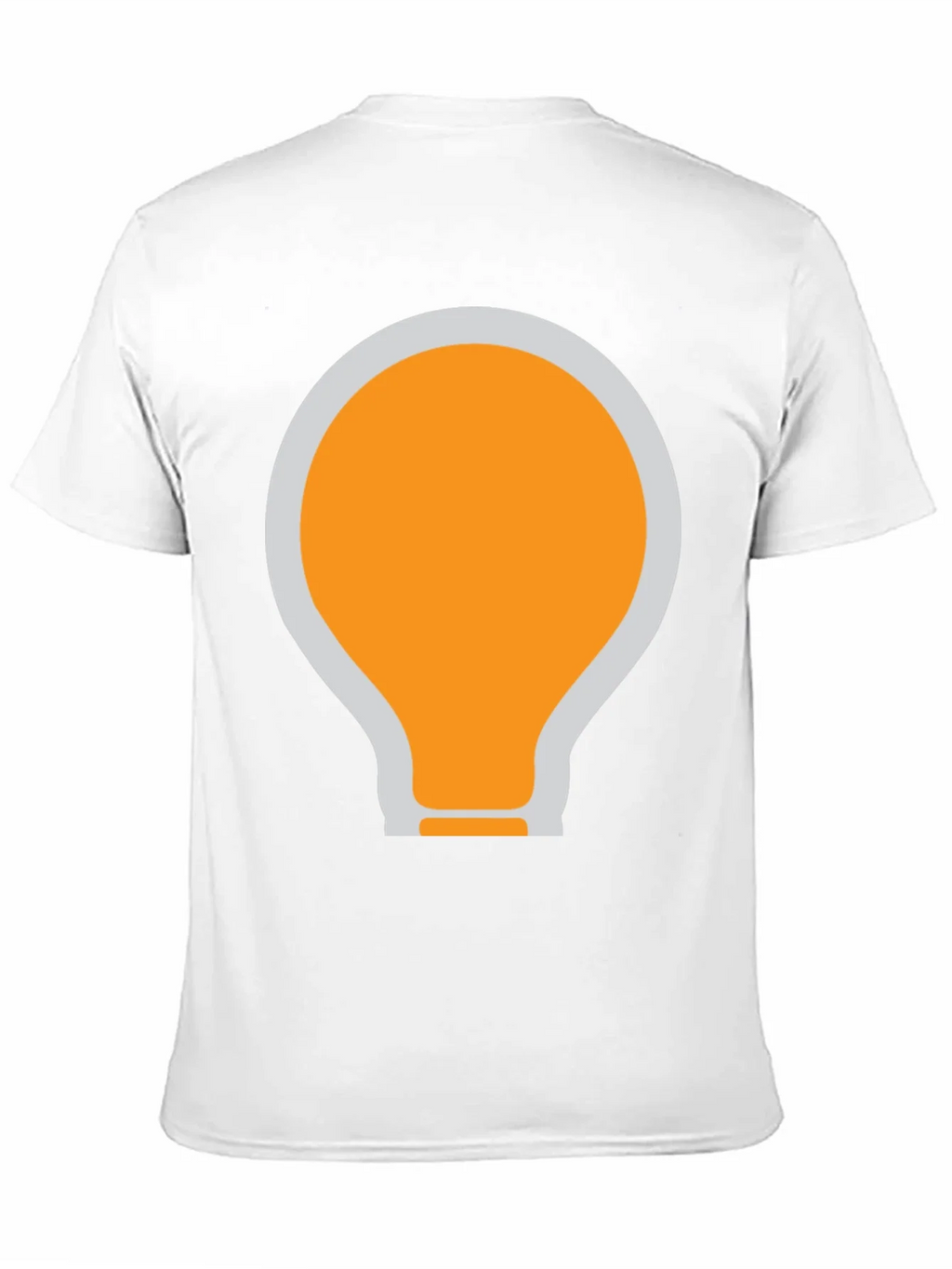 Black T-Shirt with Light Bulb Graphic product image 10