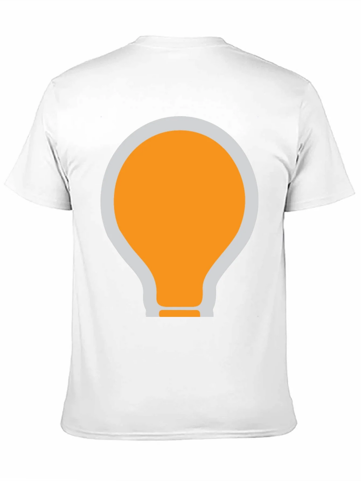 Black T-Shirt with Light Bulb Graphic product image 10