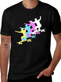 Skateboard Silhouette Graphic T-Shirt product image 1