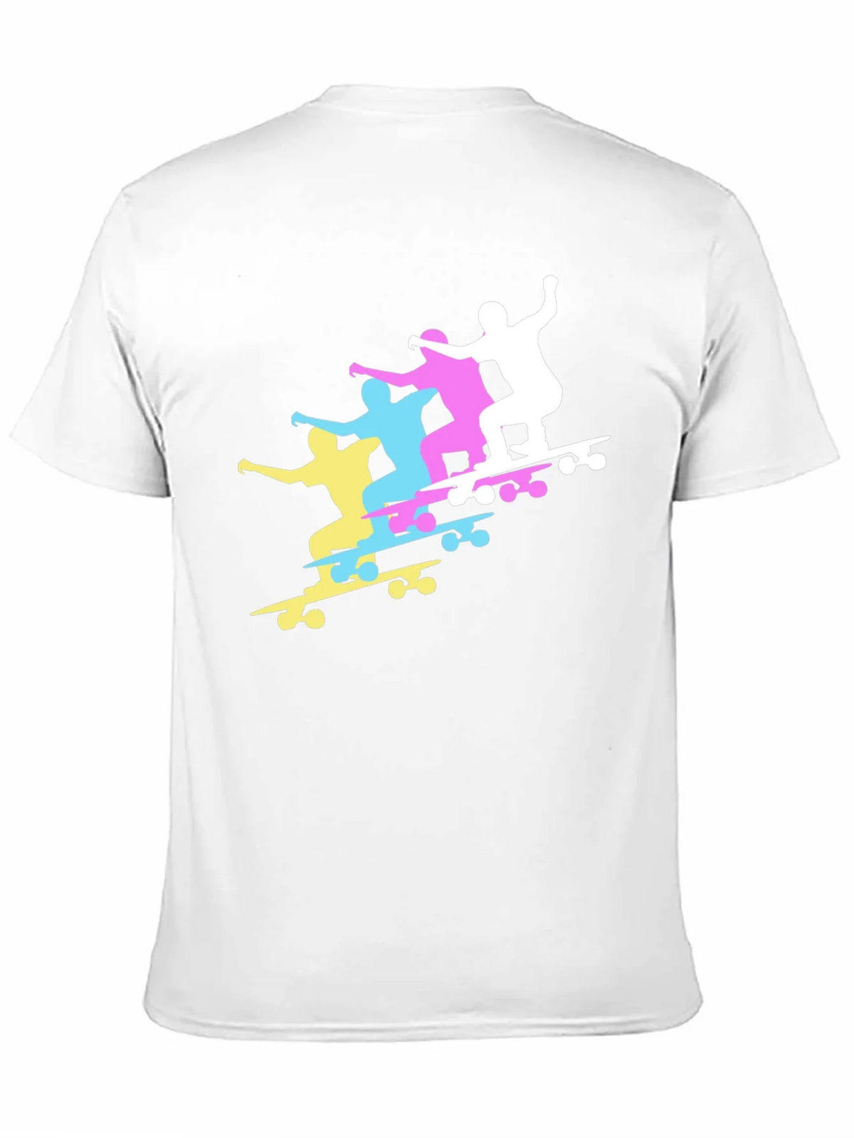 Skateboard Silhouette Graphic T-Shirt product image 8