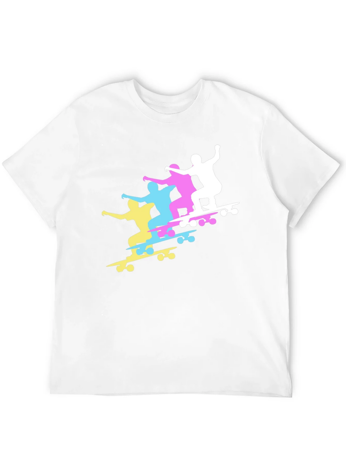 Skateboard Silhouette Graphic T-Shirt product image 9